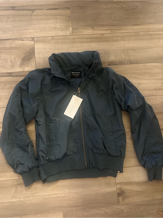 Athleta Jackets & Blazers - NWT Athleta Navy Bomber Jacket - Zip Front